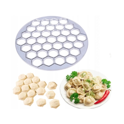 Pierożnica forma do pierogów uszek metalowa foremka do ciasta ravioli